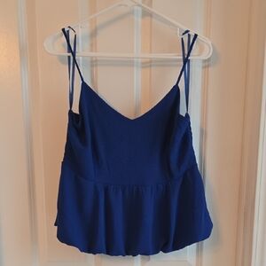 Elegant Blue Women's Top